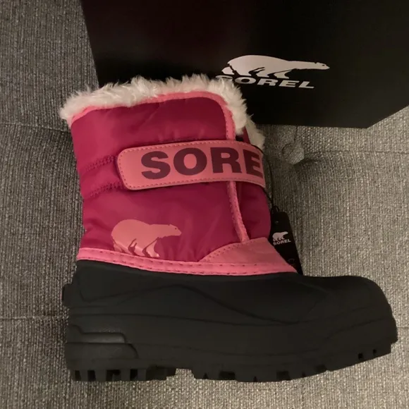 Sorel Kid's Snow Commander Cold-Weather Boots, size 12