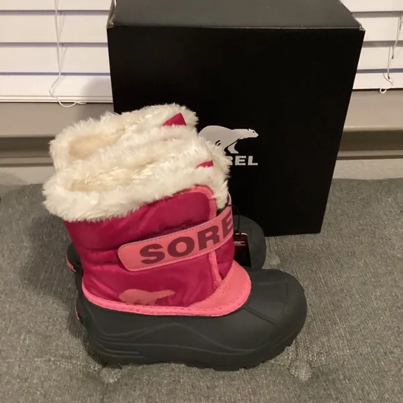 Sorel Kid's Snow Commander Cold-Weather Boots, size 12