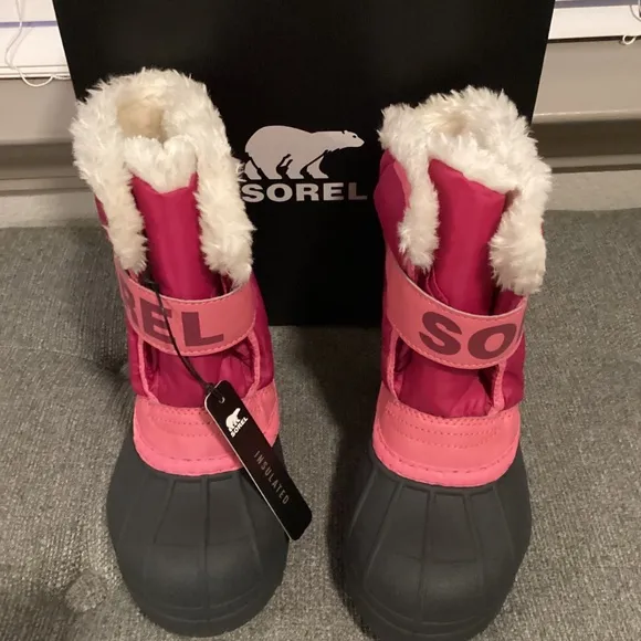 Sorel Kid's Snow Commander Cold-Weather Boots, size 12