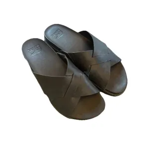Sorel Leather Sandals Cameron Platform Mule Black Women’s Size 8 Slip On