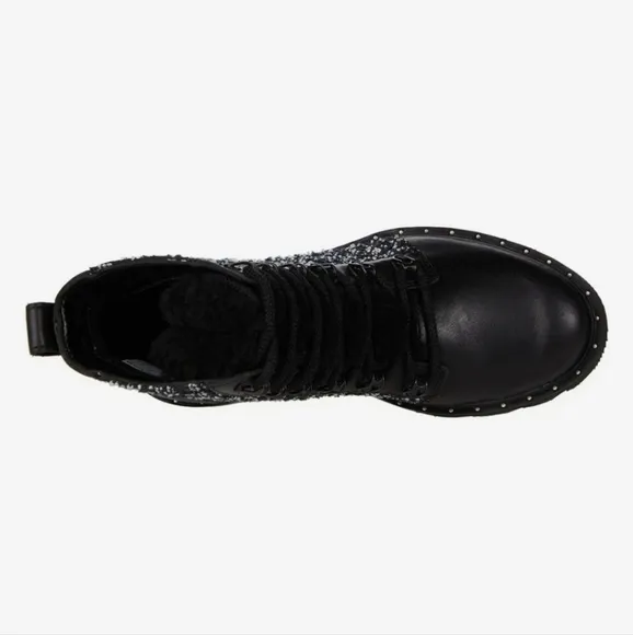SOREL Lennox Lace Cozy Black Waterproof Boots