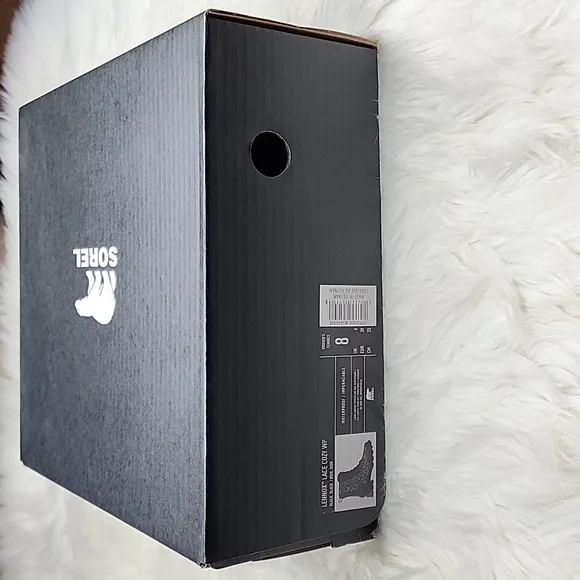SOREL Lennox Lace Cozy Black Waterproof Boots