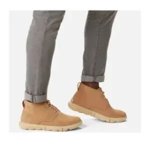 Sorel Men’s Explorer Drift waterproof boots tan suede size 11.5