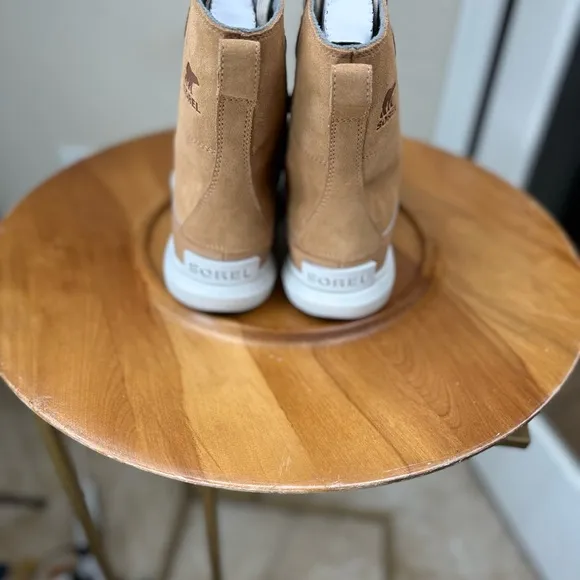 Sorel NWB Size 9 Explorer Next Joan WP in Tawny Buff , moonstone boots