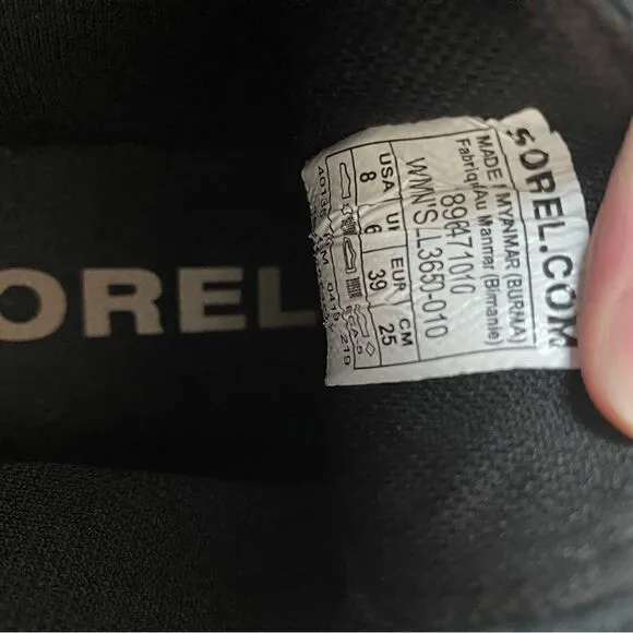 Sorel Out N About Duck Boots Waterproof Black Lux 8