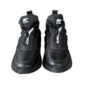 Sorel Out N About III Puffy Zip Women’s Waterproof Black Boots Size 8.5