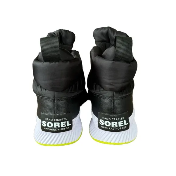 Sorel Out N About III Puffy Zip Women’s Waterproof Black Boots Size 8.5