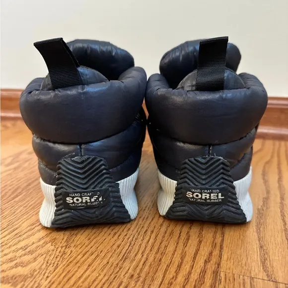 Sorel Puffy Waterproof Boots Womens 9.5 Black