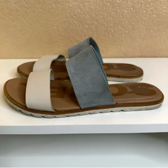 Sorel Slip On Sandals Blue