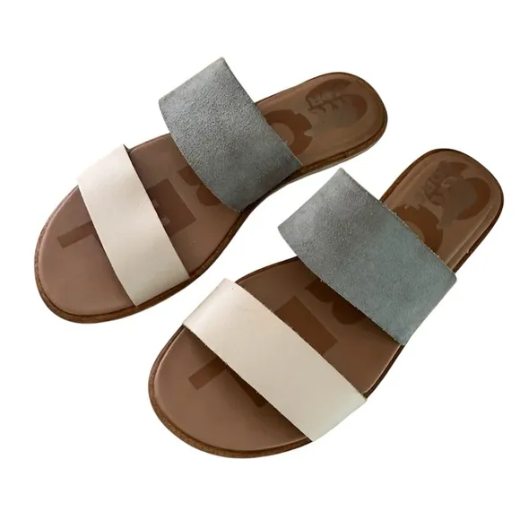Sorel Slip On Sandals Blue