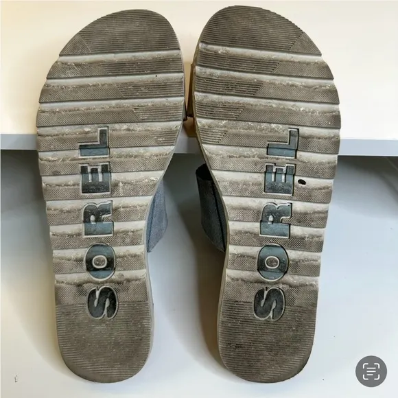 Sorel Slip On Sandals Blue