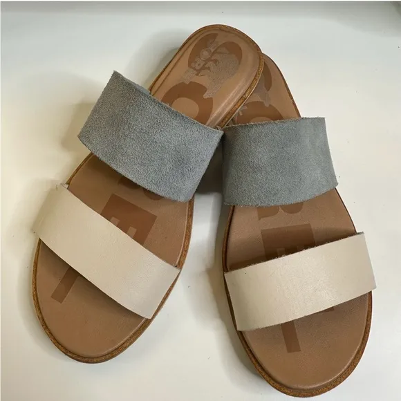 Sorel Slip On Sandals Blue