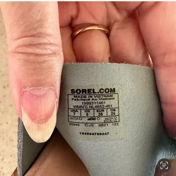 Sorel Slip On Sandals Blue