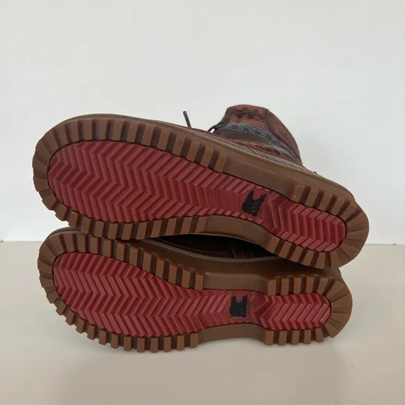 Sorel Tivoli II Aztec Blanket Tobacco Brown Women's Winter Boots, size8