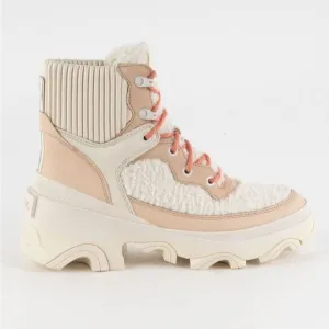 Sorel Brex Cozy Lace Up Womens Boots White Low(1-1.9 in)Heel Height 9 NWT no Box