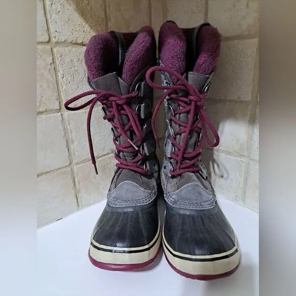 Sorel Knit Shale Joan Of Artic Snow Boots size 7