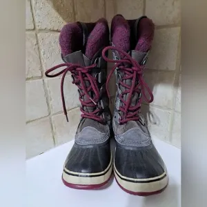 Sorel Knit Shale Joan Of Artic Snow Boots size 7