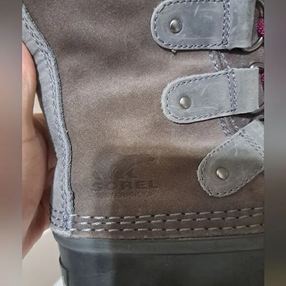 Sorel Knit Shale Joan Of Artic Snow Boots size 7