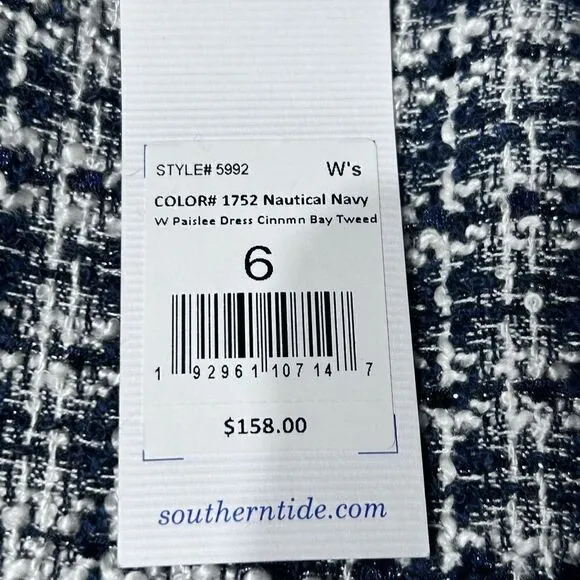 Southern Tide Paislee Dress Cinnamon Bay Tweed