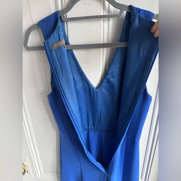 SPACE STYLE CONCEPT DESIGNER DRESS BLUE Sz 42It XS