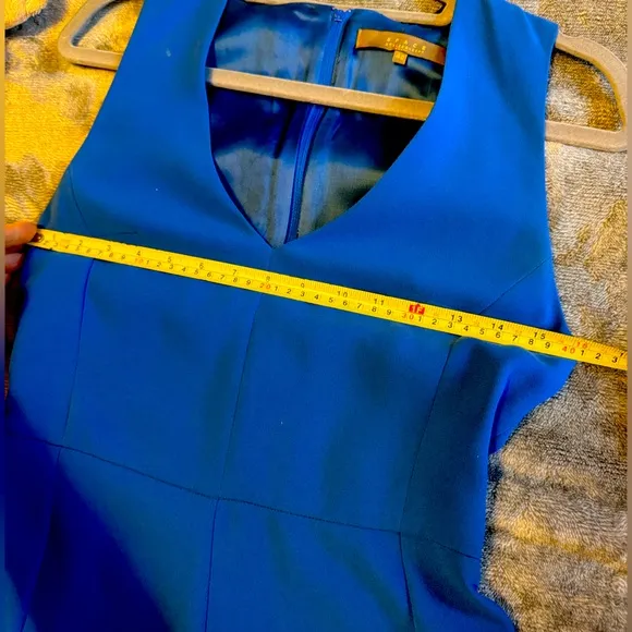 SPACE STYLE CONCEPT DESIGNER DRESS BLUE Sz 42It XS