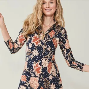 Spartina 449 Nora Half-Zip Dress Size L
