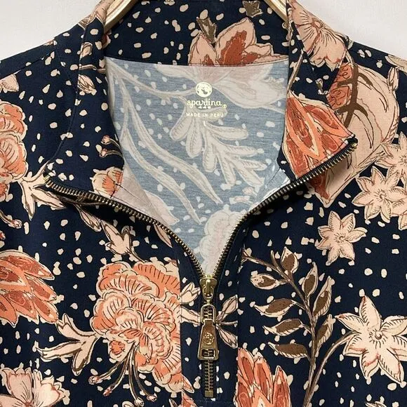 Spartina 449 Nora Half-Zip Dress Size L