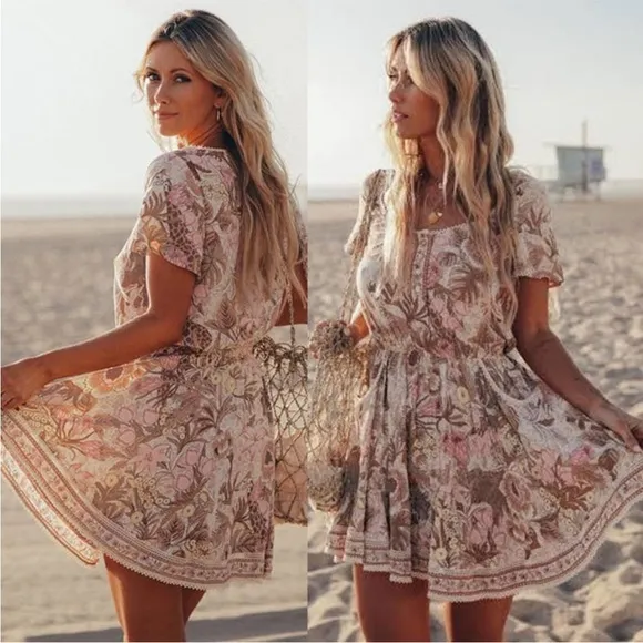 Spell and the Gypsy Collective Jungle Mini Dress S