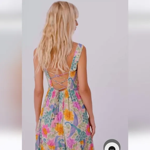 Spell Boheme Strappy Maxi Dress
