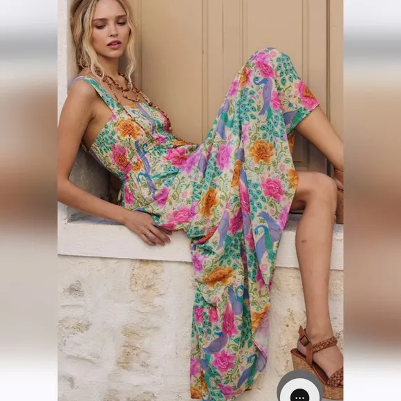 Spell Boheme Strappy Maxi Dress