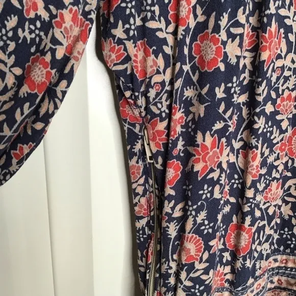 SPELL Jasmine Play Dress in Navy.