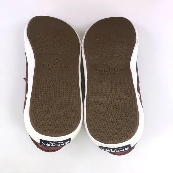 Sperry Striper II CVO Burgundy Shoes Size 8M