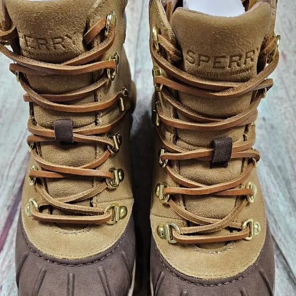 Sperry | Summit Brown Leather Rain Boots NEW