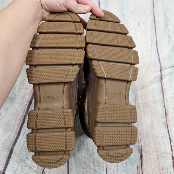 Sperry | Summit Brown Leather Rain Boots NEW