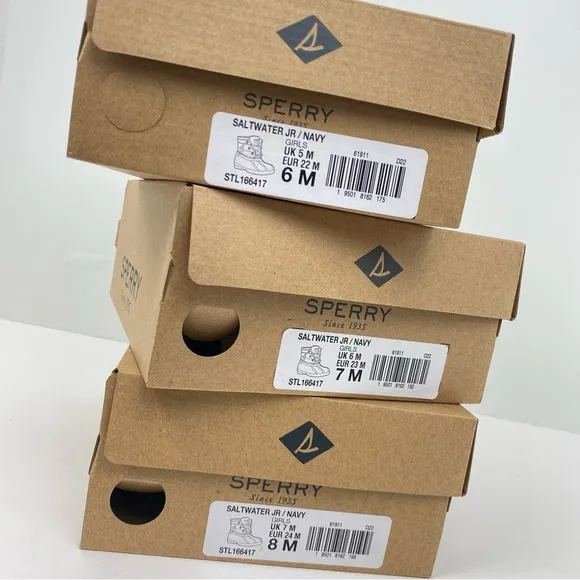 Sperry Toddler Little Girls Saltwater Cold Weather Duck Boots NIB NEW