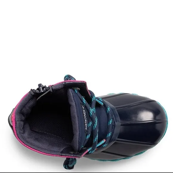 Sperry Toddler Little Girls Saltwater Cold Weather Duck Boots NIB NEW