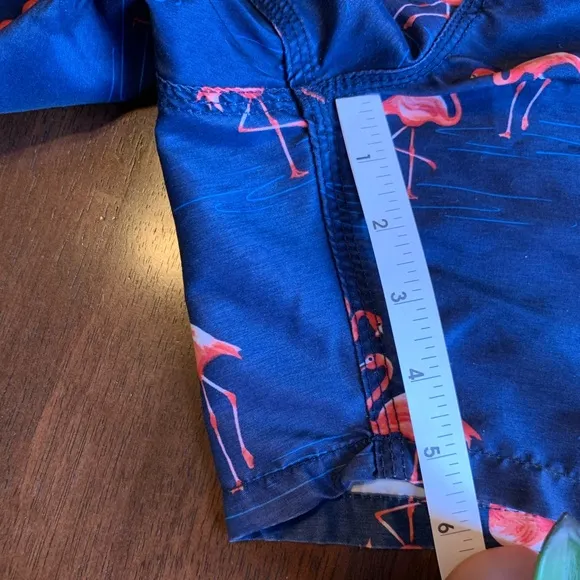 Sperry Top-Sider® Flamingo Print Swim Trunks M
