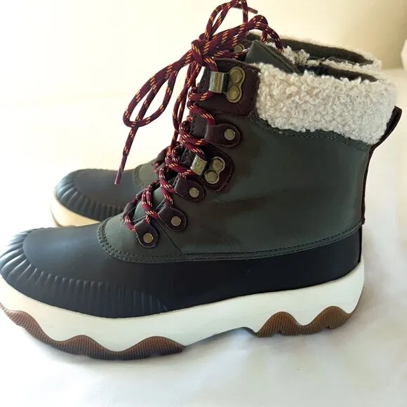 SPERRY Winter Boots Size 7.5 Acadia Cold Weather Snow Boot Olive Green NEW!