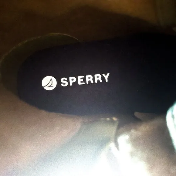 SPERRY Winter Boots Size 7.5 Acadia Cold Weather Snow Boot Olive Green NEW!