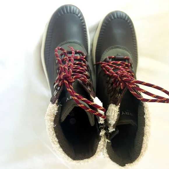 SPERRY Winter Boots Size 7.5 Acadia Cold Weather Snow Boot Olive Green NEW!
