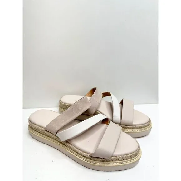 Splendid Sandals Womens Size 7 Leather Slip On Platform