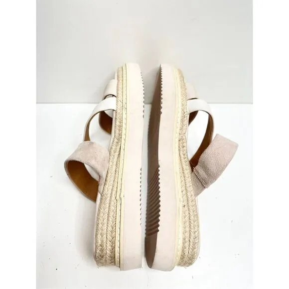 Splendid Sandals Womens Size 7 Leather Slip On Platform