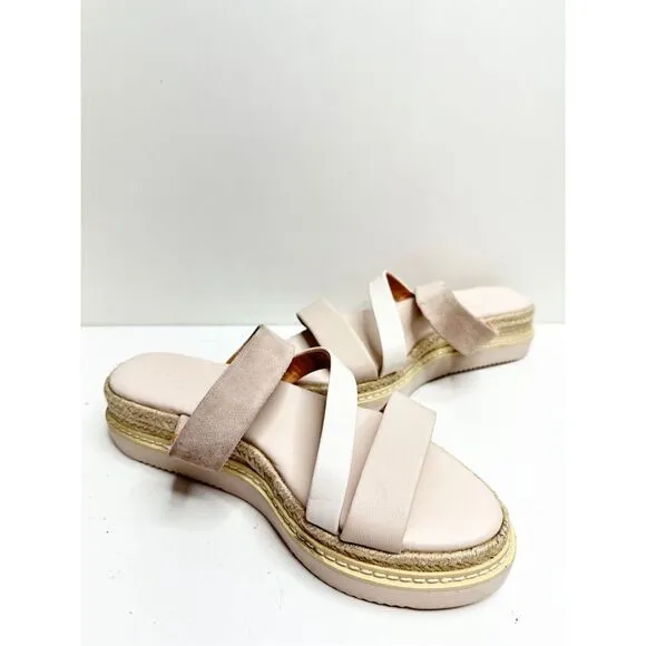 Splendid Sandals Womens Size 7 Leather Slip On Platform