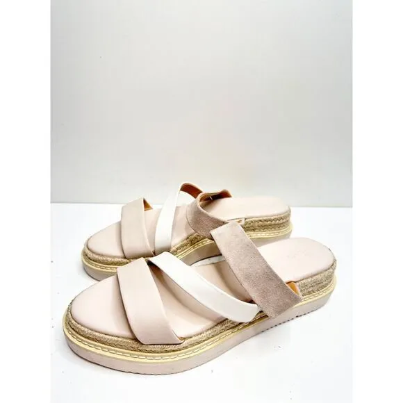 Splendid Sandals Womens Size 7 Leather Slip On Platform