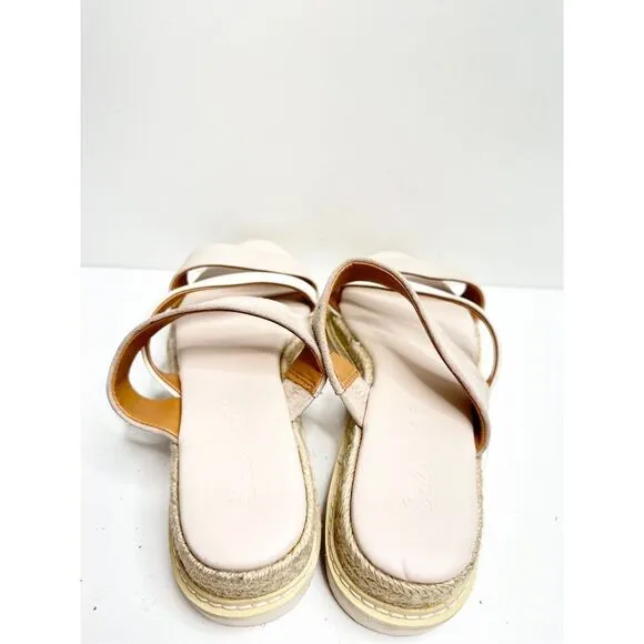 Splendid Sandals Womens Size 7 Leather Slip On Platform