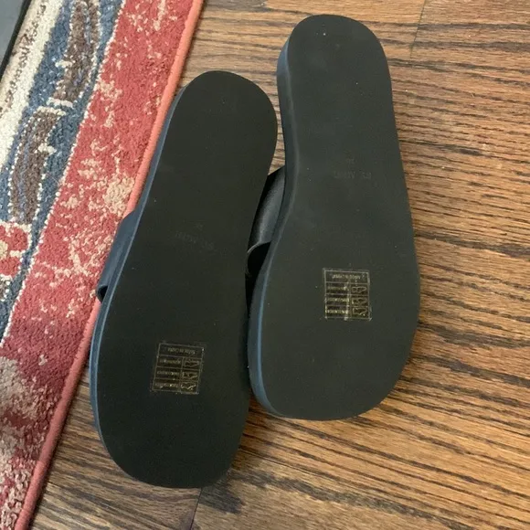 St. Agni Utility Flat-form Slip-on Sandals NWT
