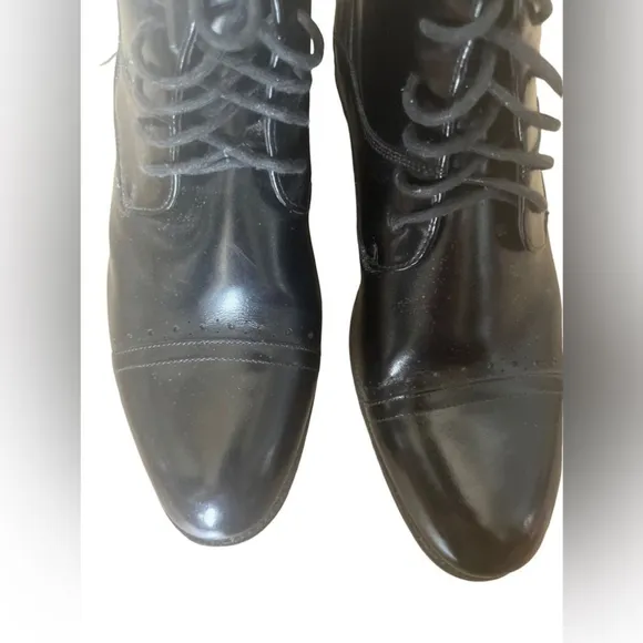 Stacy Adam’s black dress ankle boots size 9W