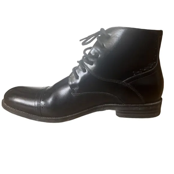 Stacy Adam’s black dress ankle boots size 9W