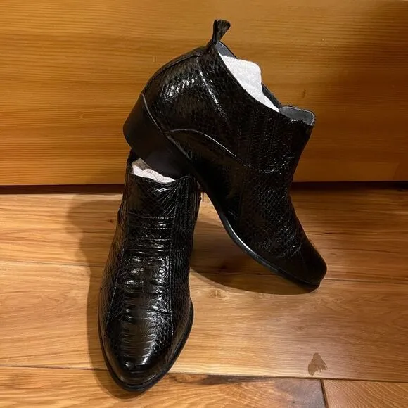 Stacy Adams Sandino Snakeskin Boots
