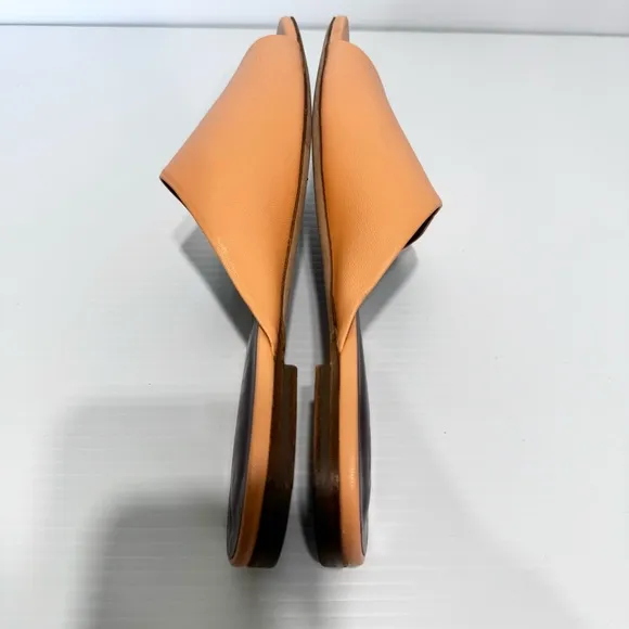 Staud Nevil Peach Leather Sandals Size 41